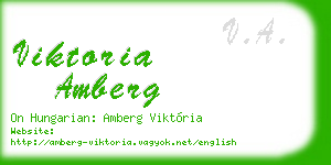 viktoria amberg business card
